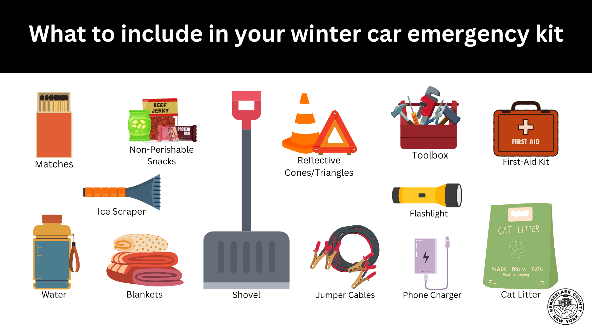 Winter Emergency  Car Supply Kit